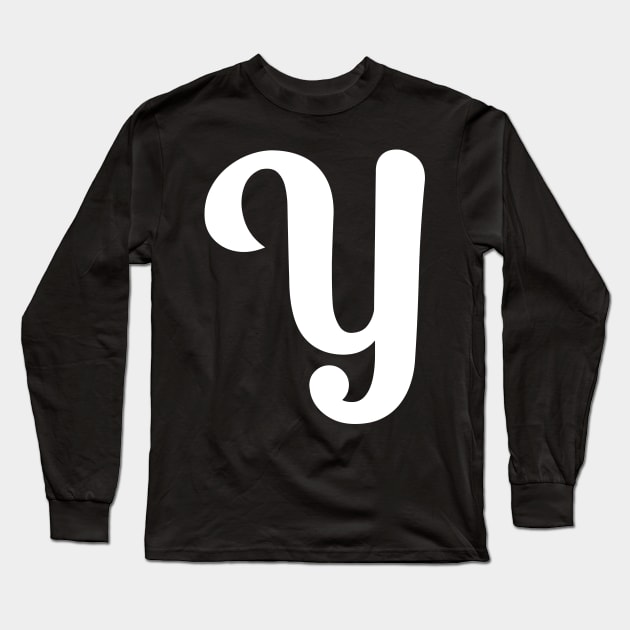 Letter Y Long Sleeve T-Shirt by Xtian Dela ✅